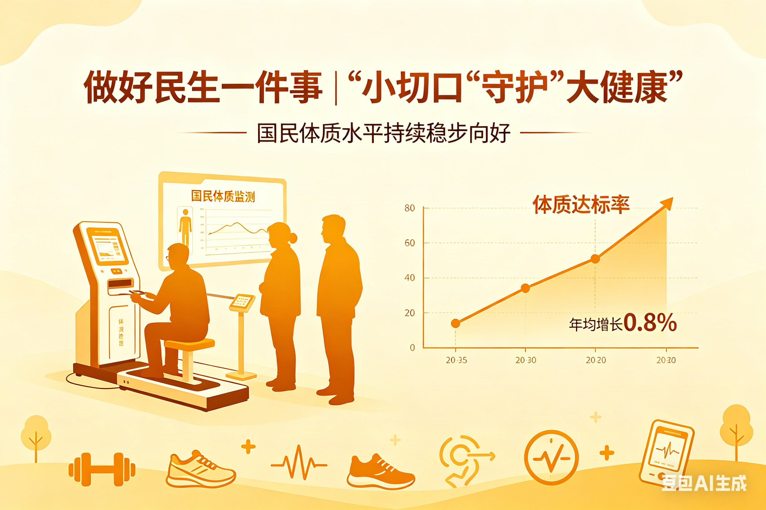  做好民生一件事 | &ldquo;小切口&rdquo; 守护&ldquo;大健康&rdquo; 国民体质水平持续稳步向好